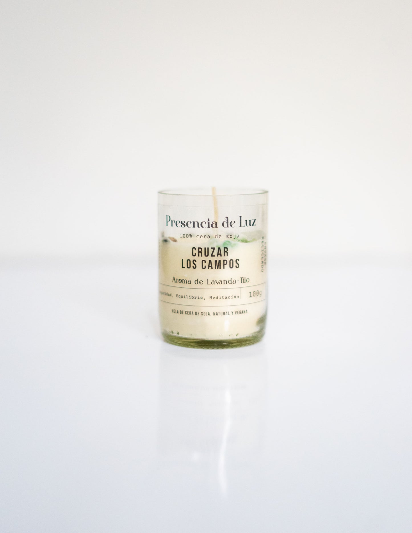 Vela Cruzar los campos - Aroma Lavanda & Tilo