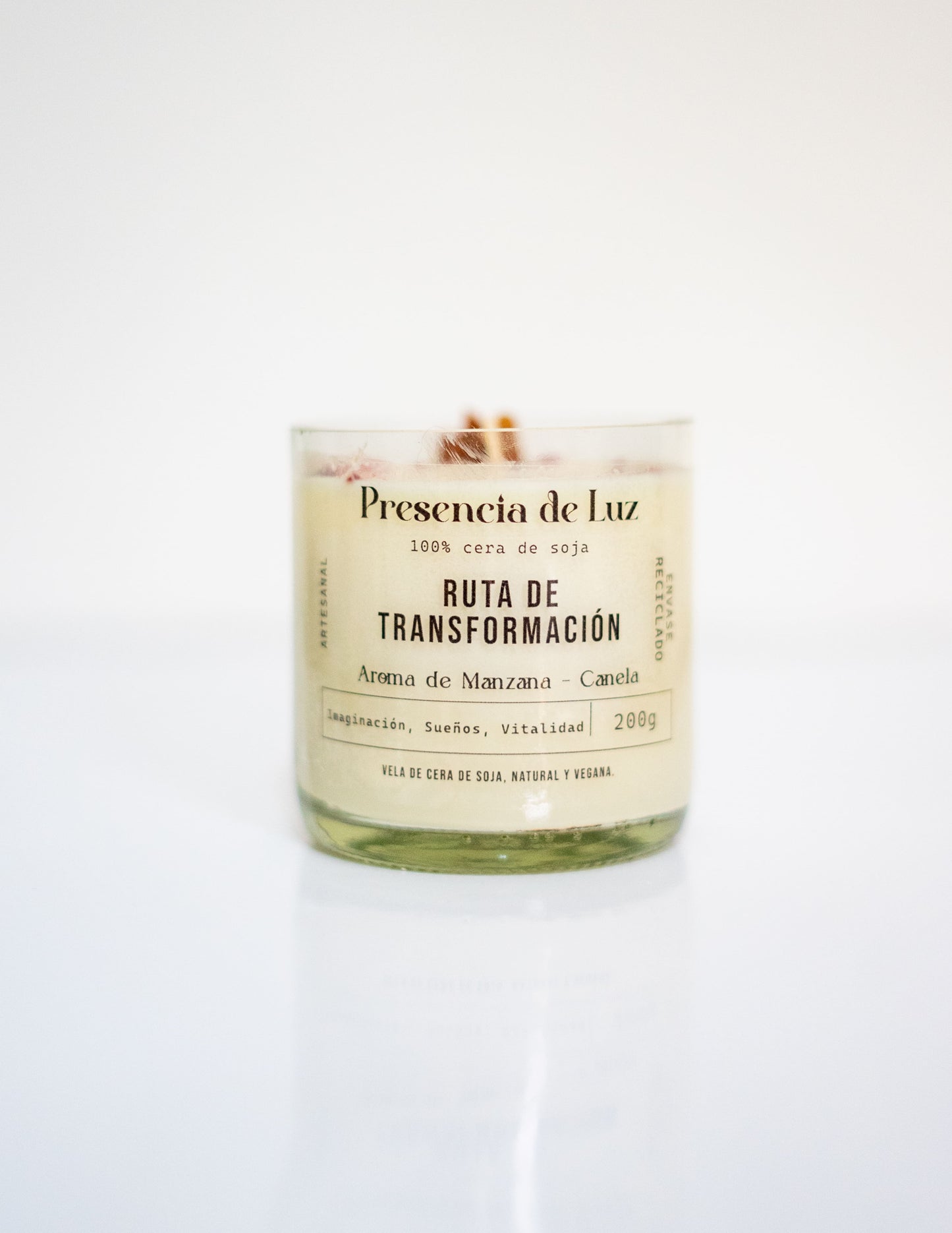 Vela Ruta de transformación - Aroma manzana & canela