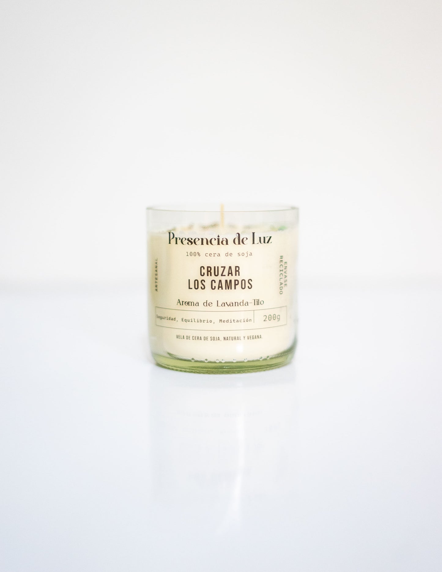 Vela Cruzar los campos - Aroma Lavanda & Tilo