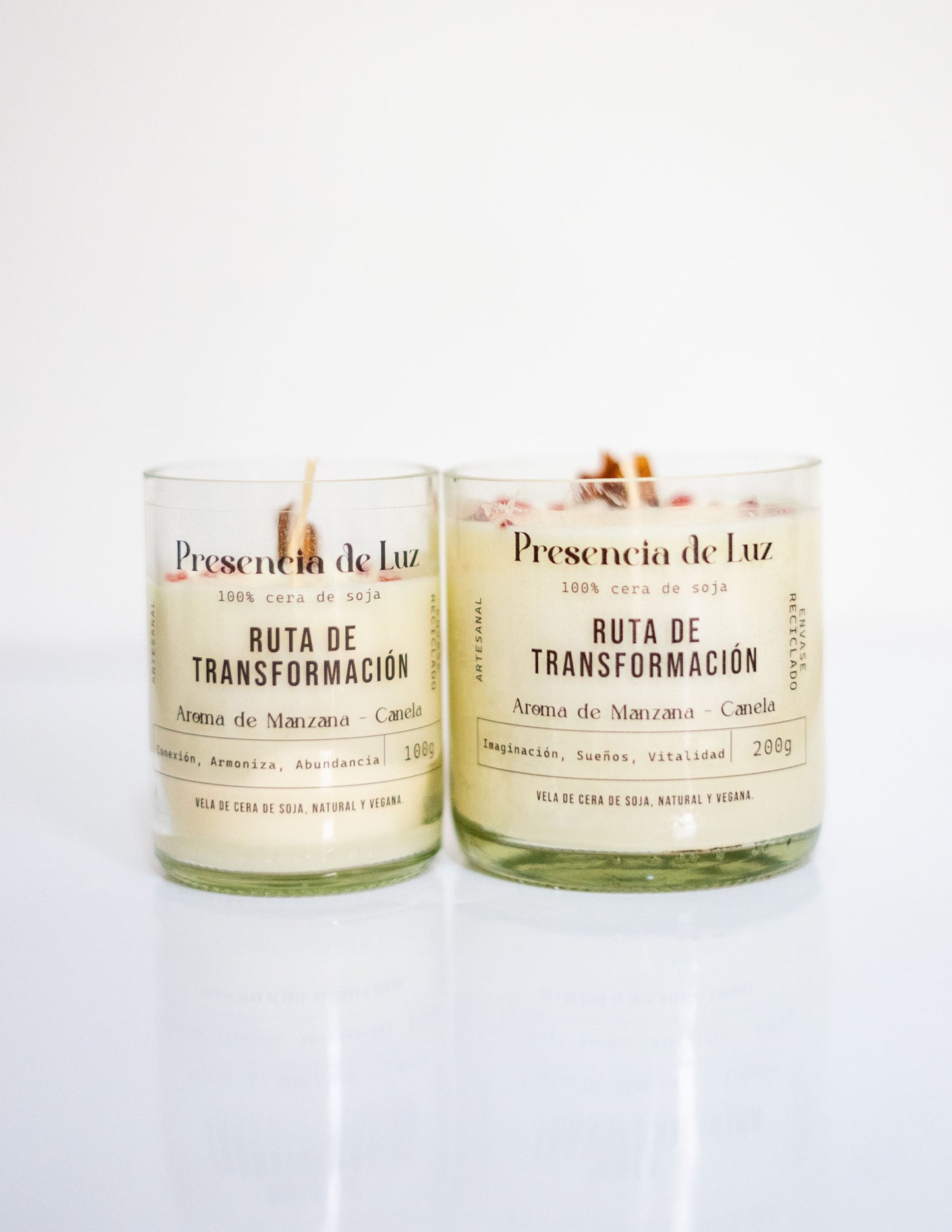 Vela Ruta de transformación - Aroma manzana & canela