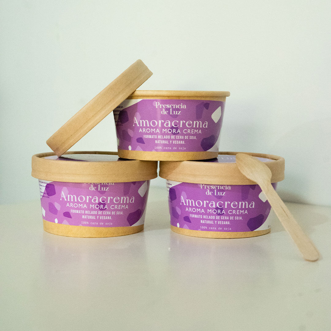 Wax melts - Postre helado - Amoracrema - Aroma a Mora & crema
