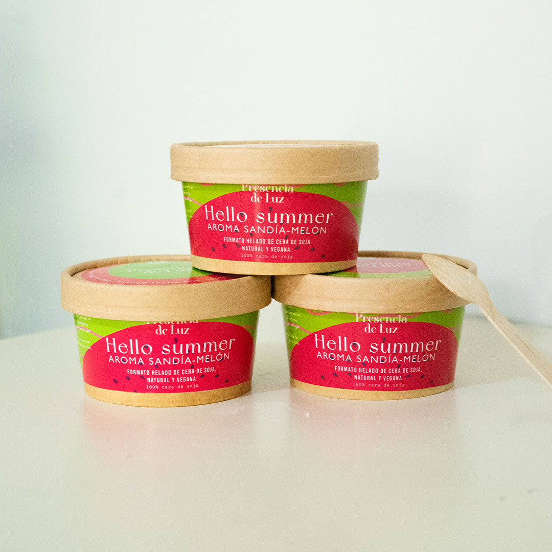 Wax melts - Postre helado - Hello summer - Aroma Sandía & melón