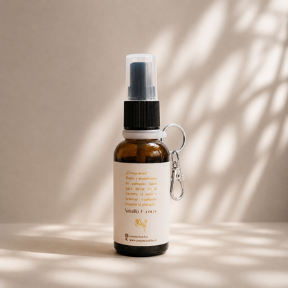MINI HOME SPRAY - Aromatizante pocket - Aroma Vainilla & coco - Volver a la fuente