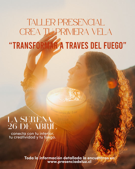 Taller presencial Velas de cera de soja