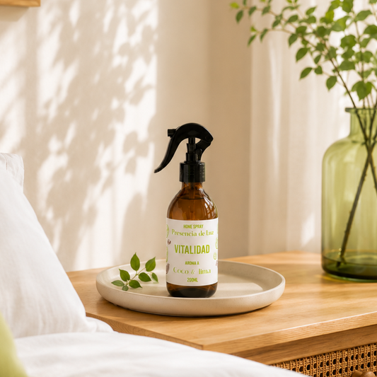 Home spray - Aroma Coco & lima  - "Vitalidad"  200 ml