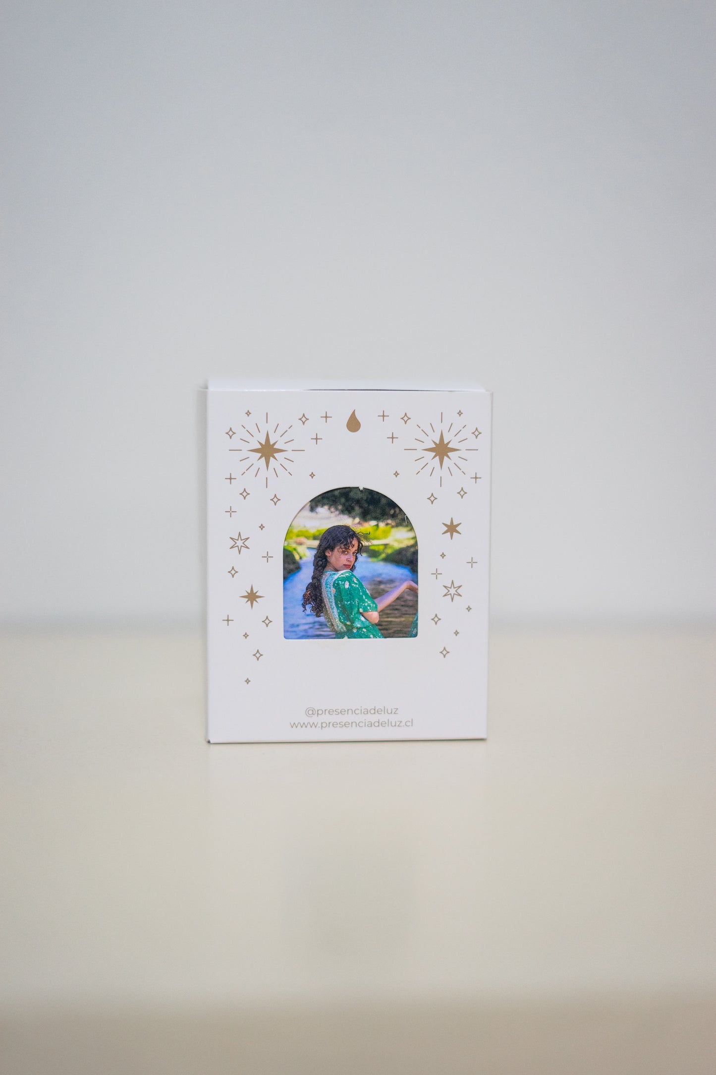 Pack ✨ Luz de luna - Telar decorativo hecho a mano + vela de 200gr de cera de soja.