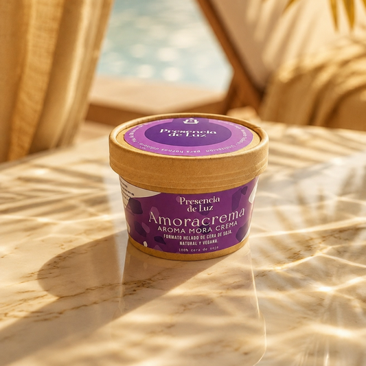 Wax melts - Postre helado - Amoracrema - Aroma a Mora & crema