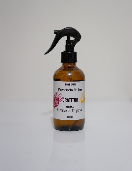 Home spray "GRATITUD"  250 ml - Aroma Granada & piña
