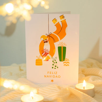 Ilumina con un mensaje especial - Tarjeta navideña 💛