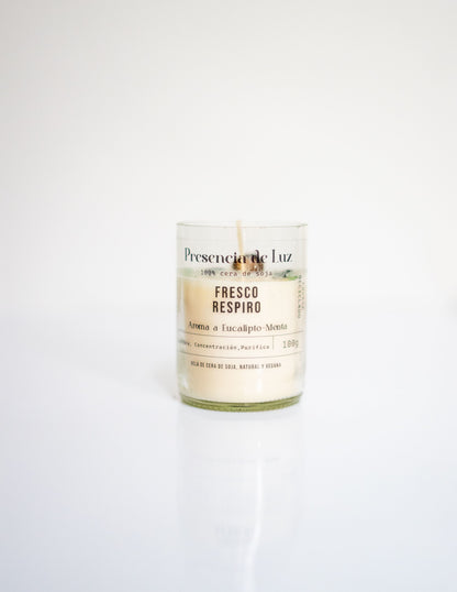 Vela Fresco respiro - Aroma Eucalipto & menta
