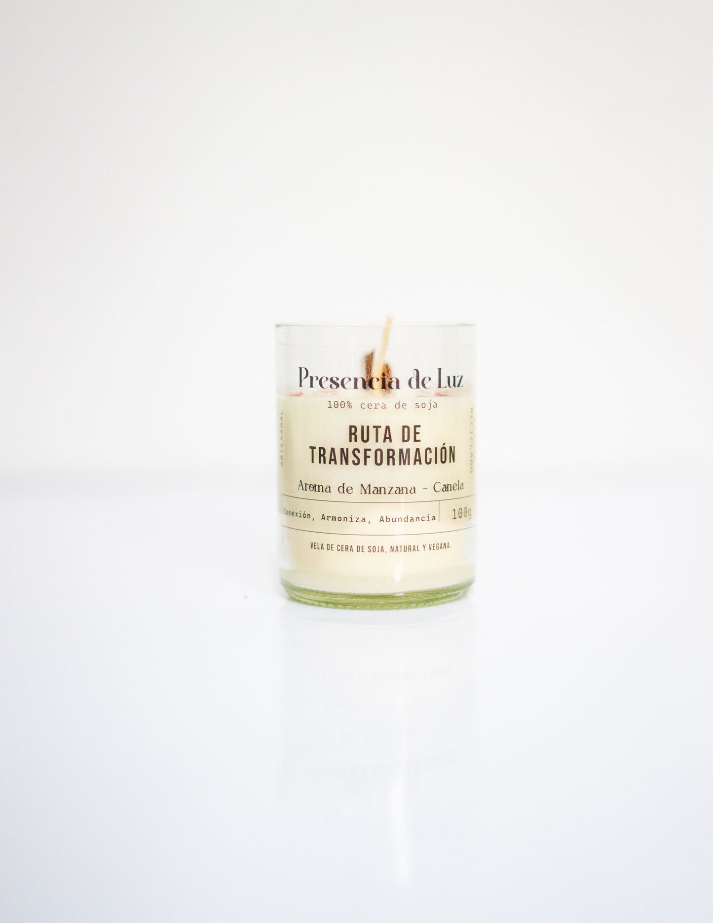 Vela Ruta de transformación - Aroma manzana & canela