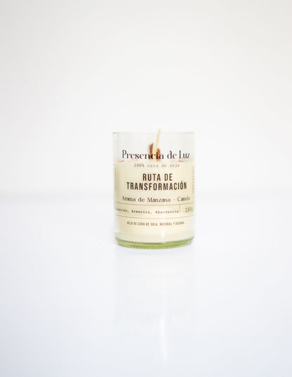 Vela Ruta de transformación - Aroma manzana & canela