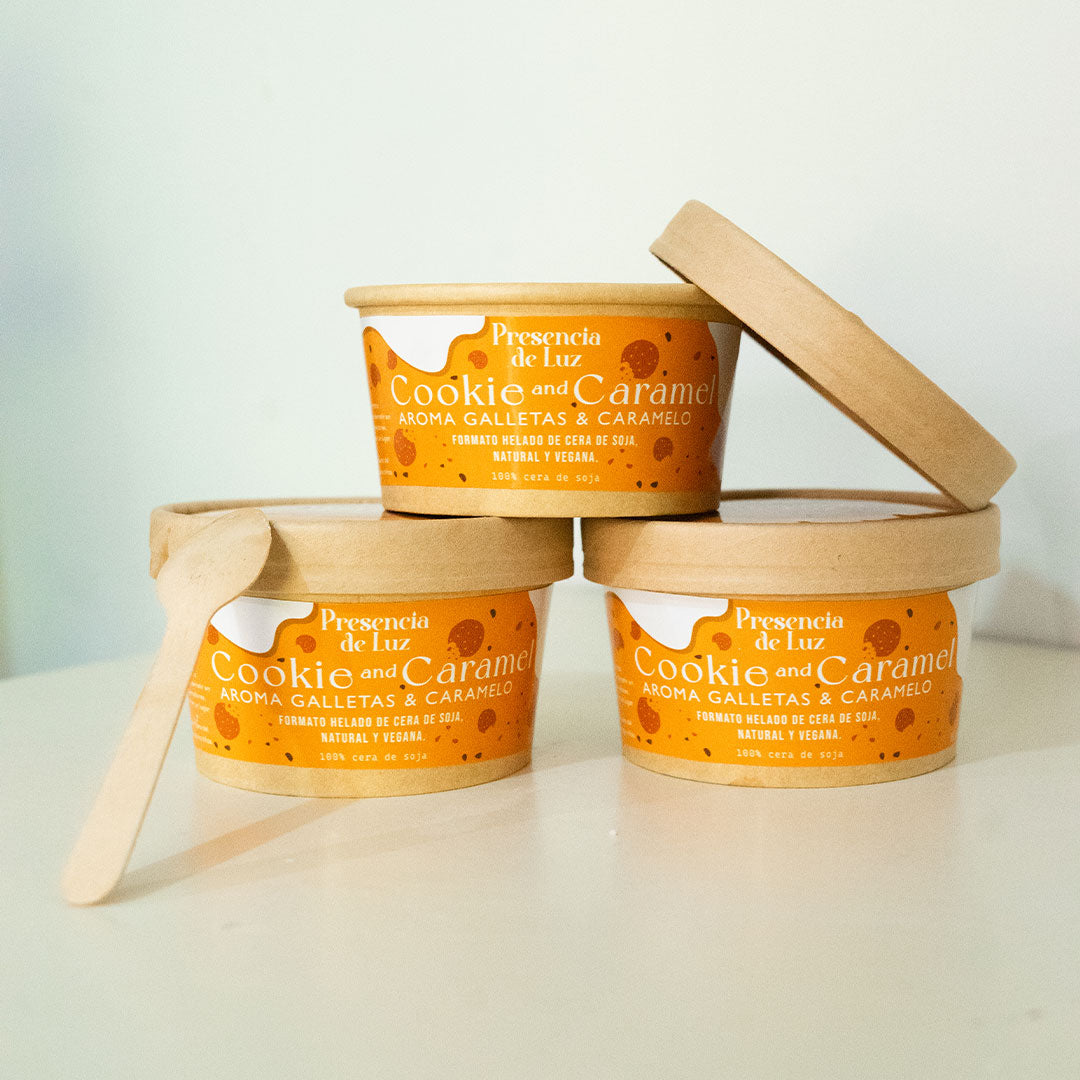 Wax melts - Postre helado - Cookie Caramel - Aroma Cookie