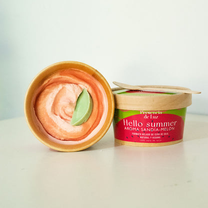 Wax melts - Postre helado - Hello summer - Aroma Sandía & melón